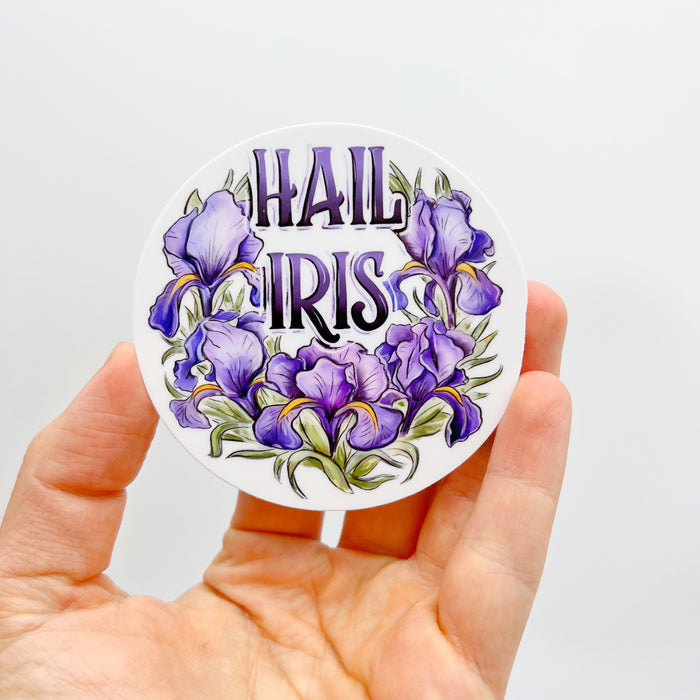 Hail Iris Flowers Sticker