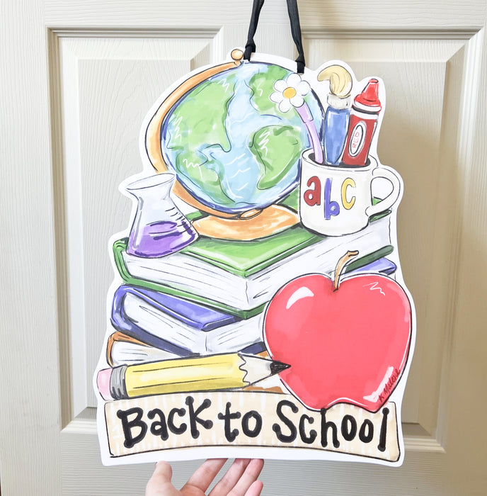 Back To School Rules Door Hanger