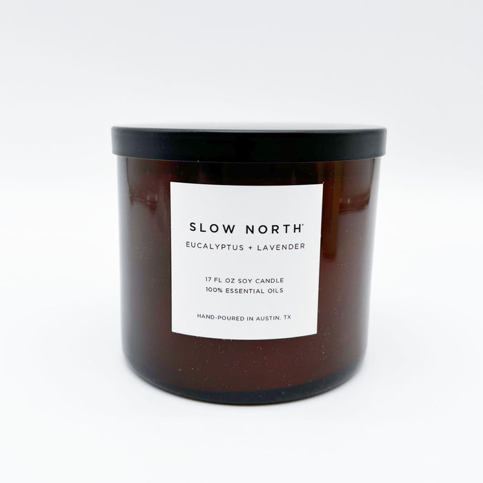 Candle: Eucalyptus + Lavender 17oz