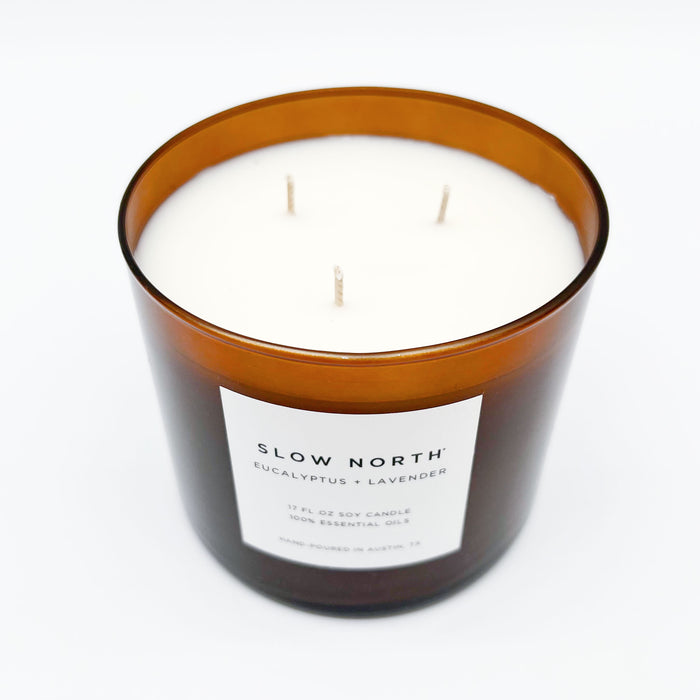 Candle: Eucalyptus + Lavender 17oz