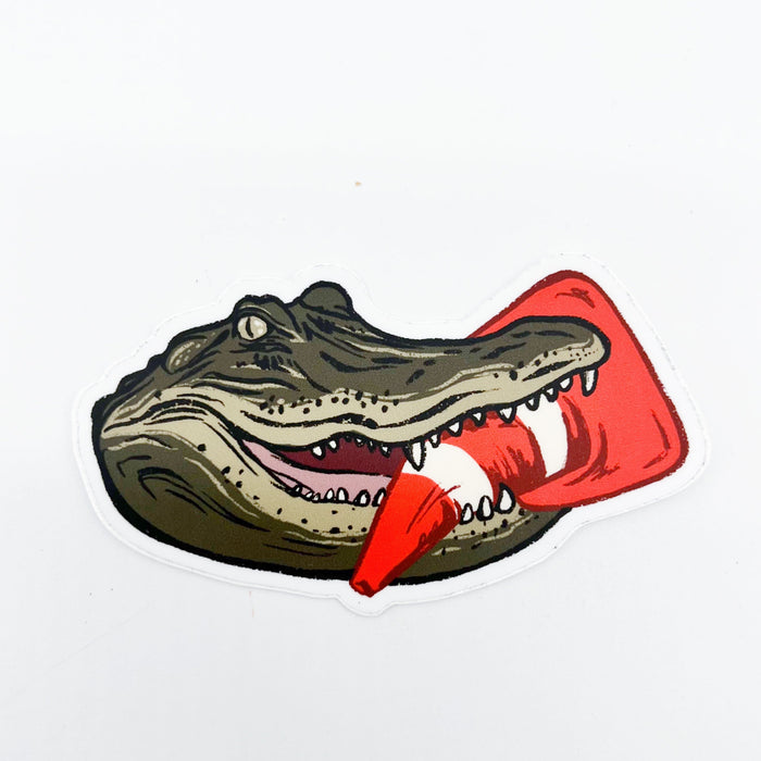 Pothole Patrol Gator Sticker