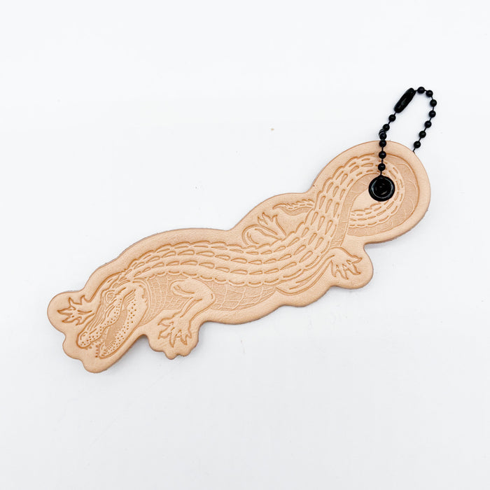 Leather Gator Key Ring
