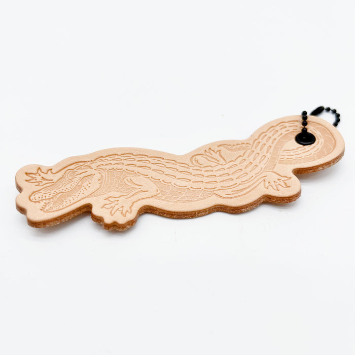 Leather Gator Key Ring