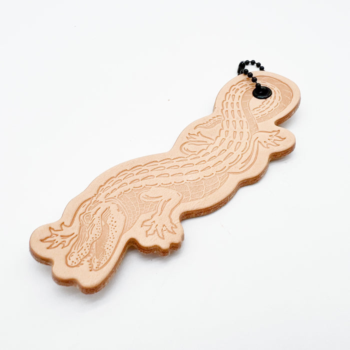 Leather Gator Key Ring