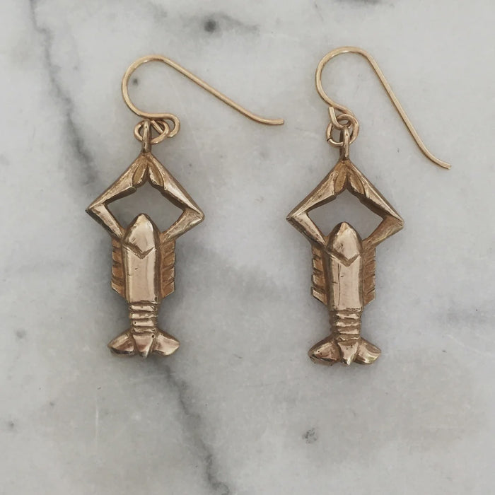 Mimosa Earrings - Crawfish