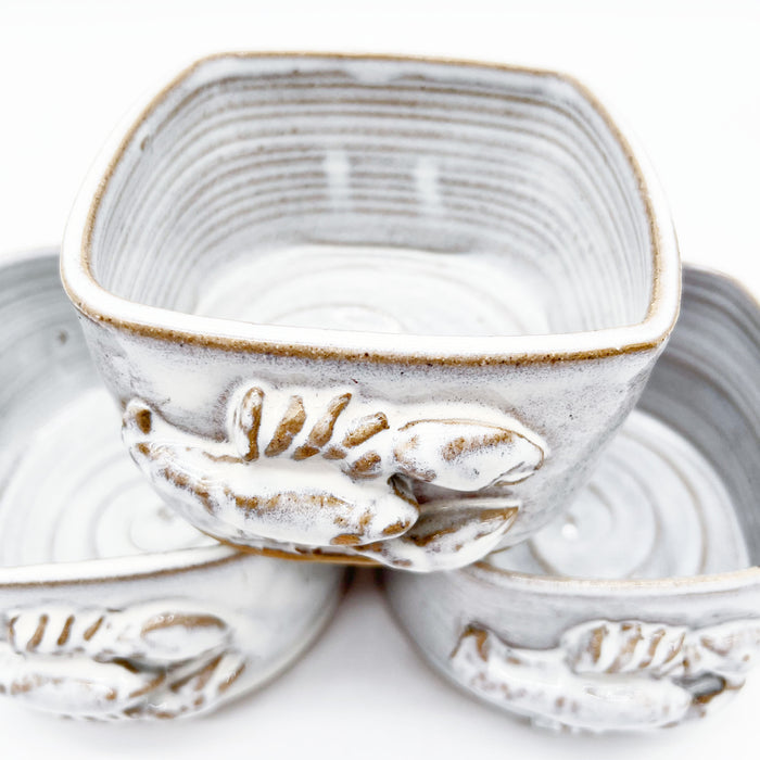 White Square Crawfish Bowl