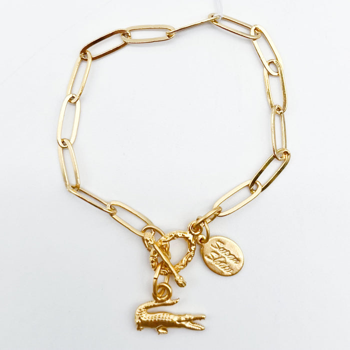 Alligator Paperclip Bracelet