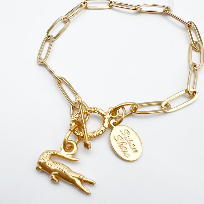 Alligator Paperclip Bracelet