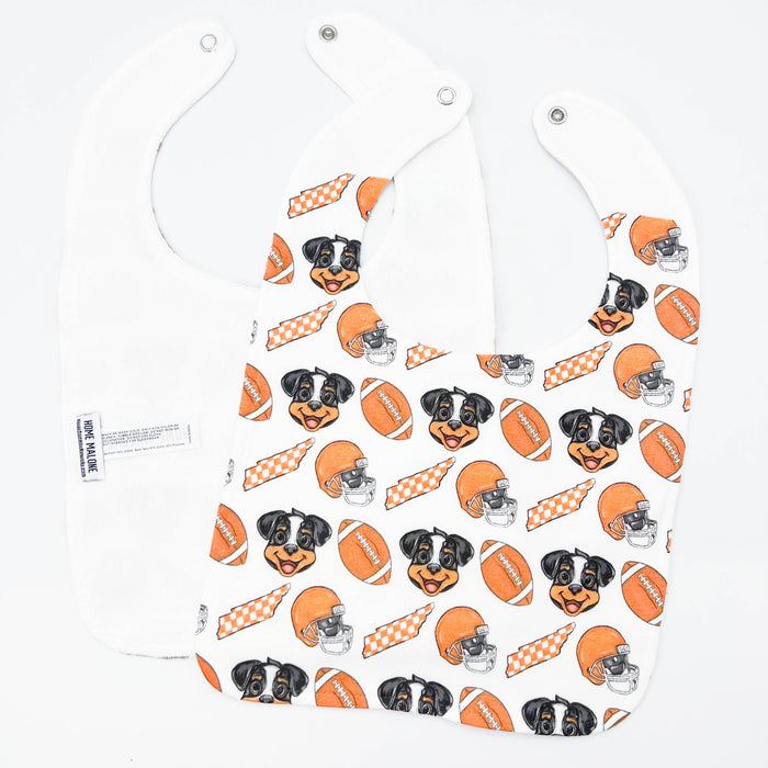 Bluetick Coonhound Football Bib- ONLINE EXCLUSIVE