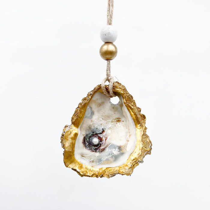 Pearly Oyster Ornament