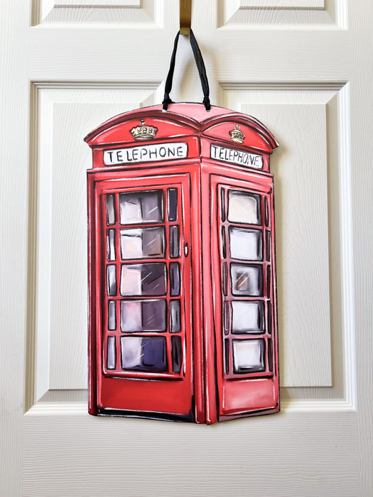 Telephone Booth Door Hanger - LOW STOCK