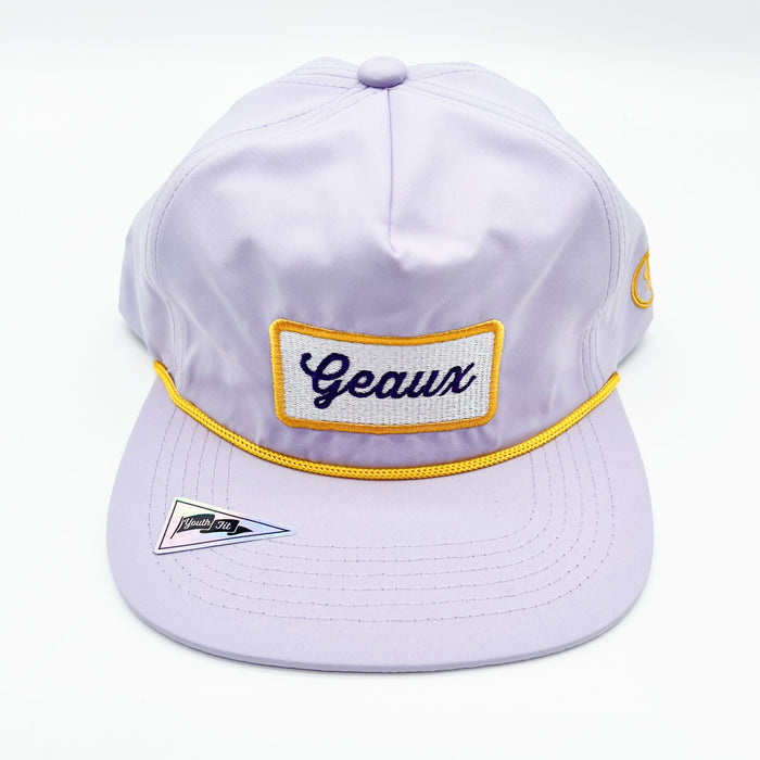 Redshirt Limited Geaux Tigers Snapback Hat Purple and Gold LSU Louisiana State University New Orleans Baton Rouge Kids 
