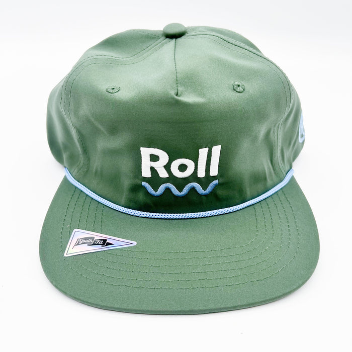 Redshirt Limited Roll Wave Green and Blue Tulane youth snapback hat new orleans tulanians university