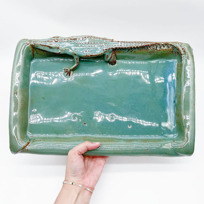 *Pre-Order*** Large Alligator Platter