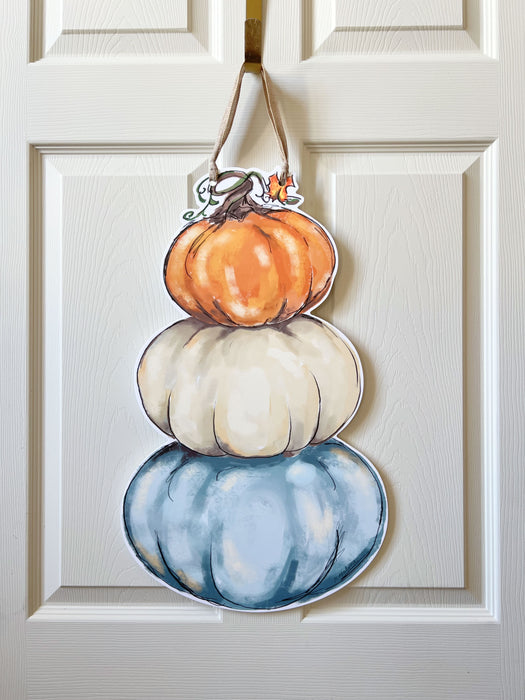 Pumpkin Stack Door Hanger