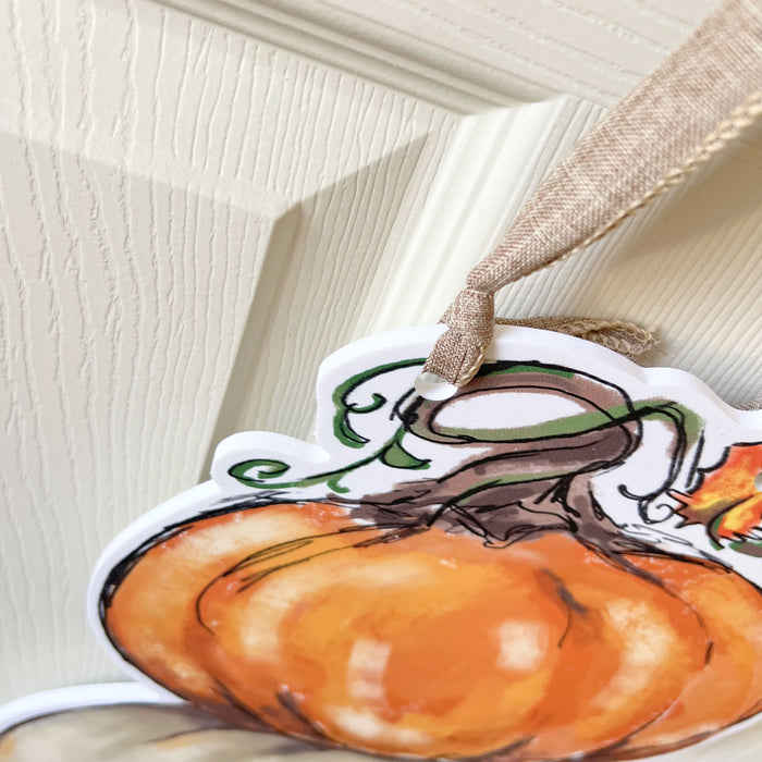 Pumpkin Stack Door Hanger