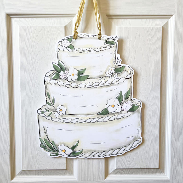 Wedding Cake Door Hanger