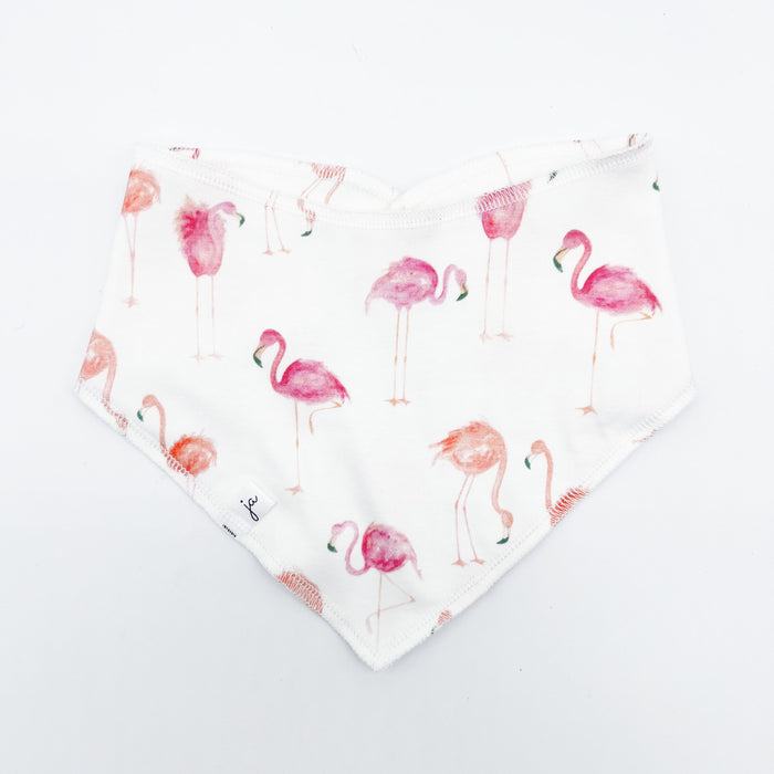 Flamingo Organic Bandana Bib
