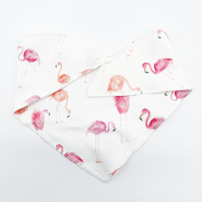Flamingo Organic Bandana Bib