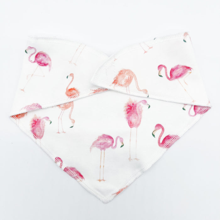 Flamingo Organic Bandana Bib