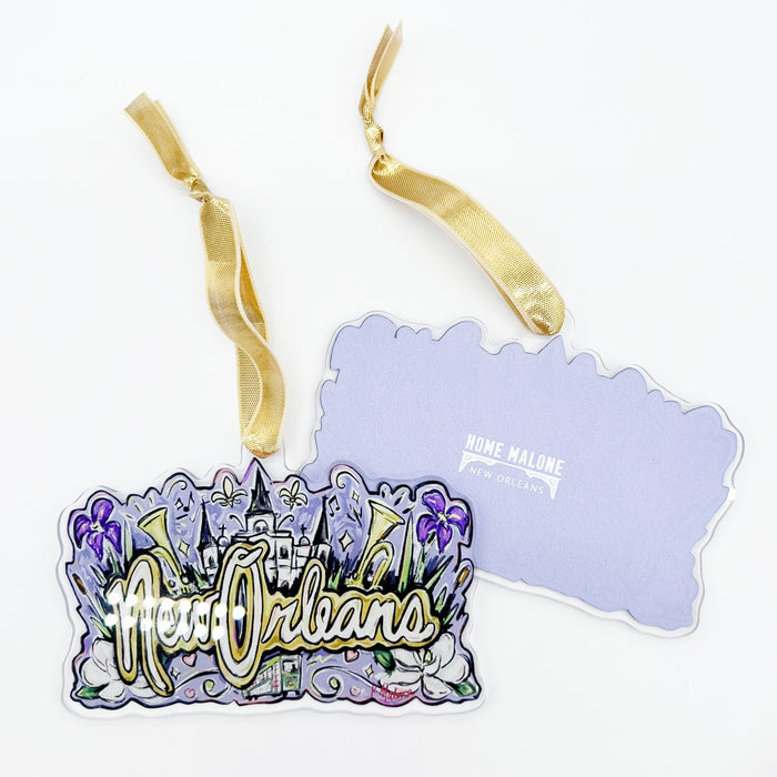 Acrylic New Orleans Bons Temps Ornament