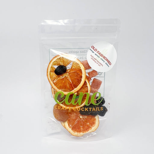 Cane Craft Cocktail Mocktail Mixers Old Fashioned - Orange, Apricot, Cherries and Bitters - Fancy Fun DIY Cocktail Night