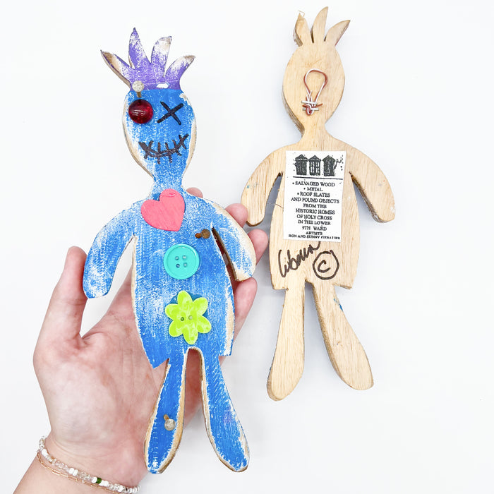 Mini Wood VooDoo Doll