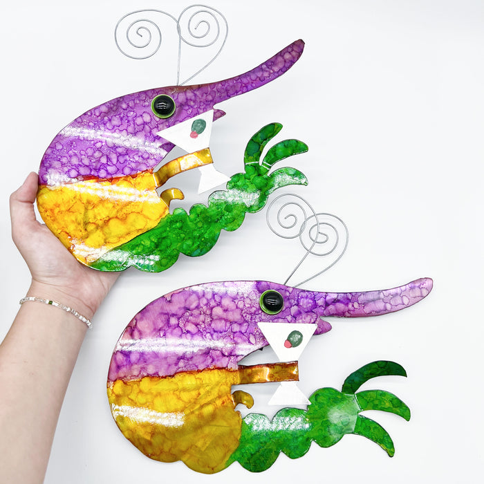 Shrimp Cocktail Metal Art