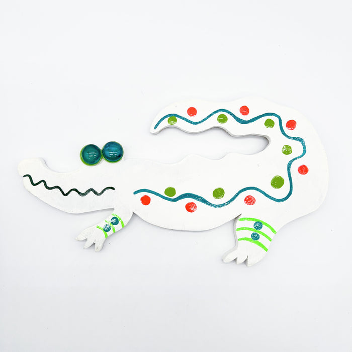 Wood Alligator - Curved Tail
