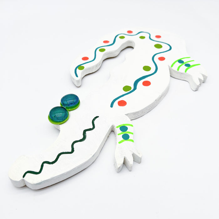 Wood Alligator - Curved Tail