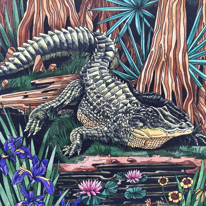 Wild Gator Print 8x10
