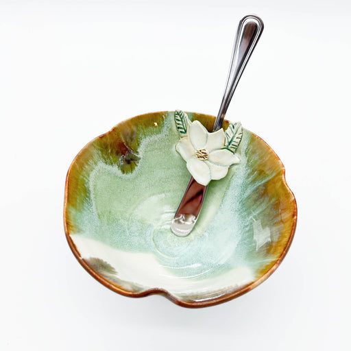 Sara Mason Ceramic Dip Magnolia Bowl One of a kind Made in Florida Best Seller Charcuterie Board Kitchen Essentials