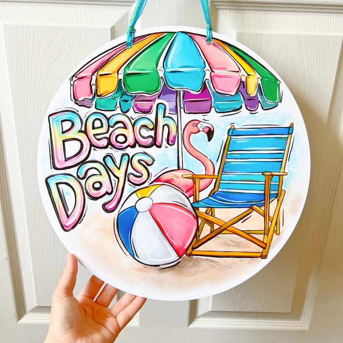 Beach Days Door Hanger - ONLINE EXCLUSIVE