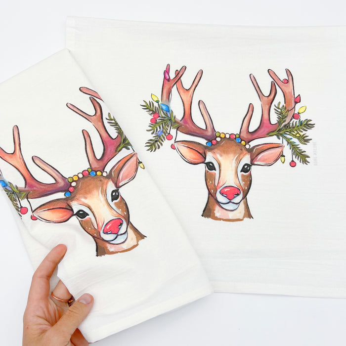 Holiday Deer Towel