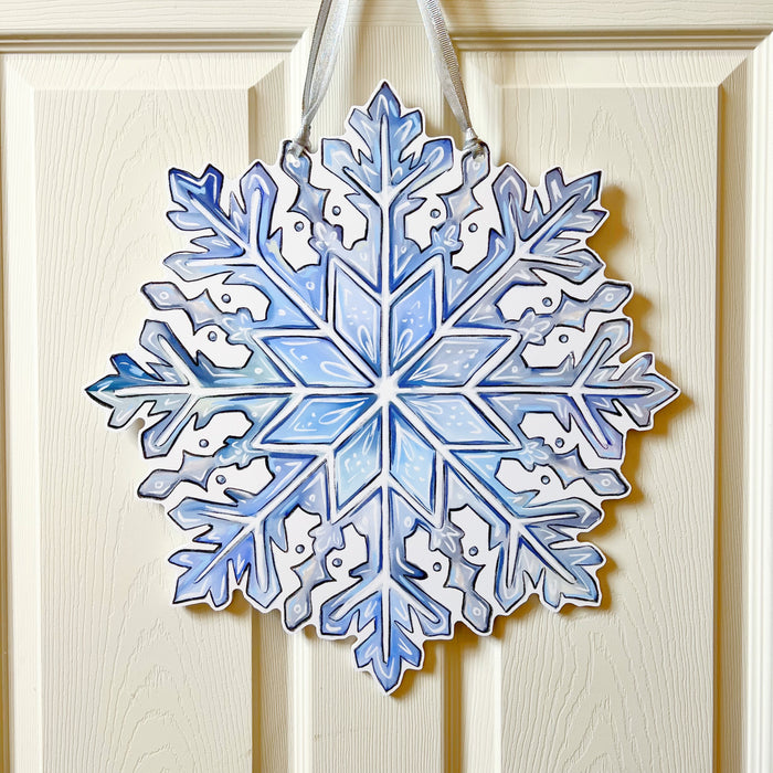 Snowflake Door Hanger, Home Malone, New Orleans Art, Let It Snow, Let it Go, Christmas Decor, Merry Christmas, Winter Decor, Happy Holidays, Ice Cold