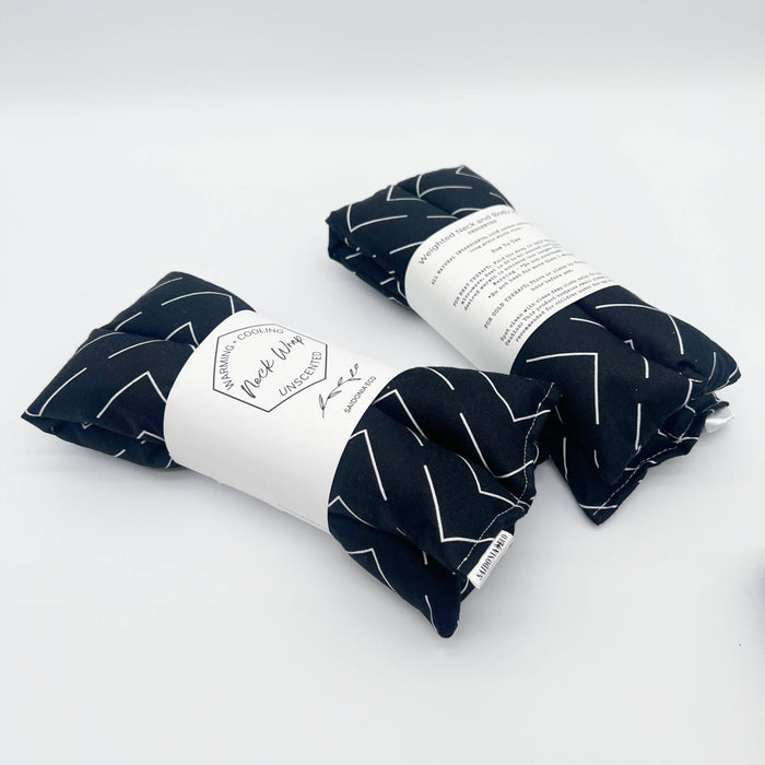 Neck Wrap: Black Mudcloth