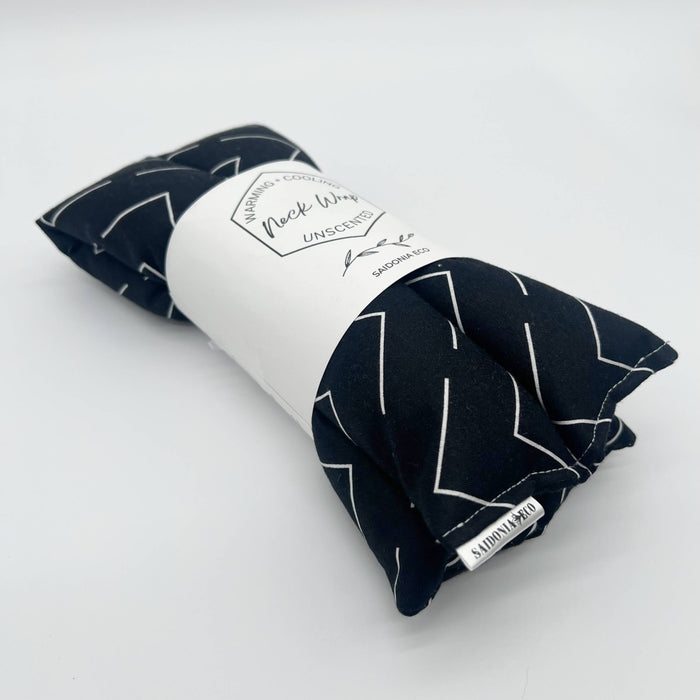 Neck Wrap: Black Mudcloth