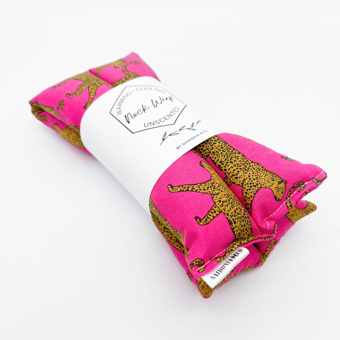 Neck Wrap: Fuchsia Jaguar