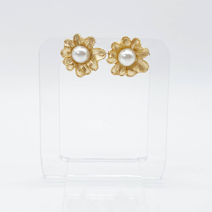 Marigold Pearl Studs