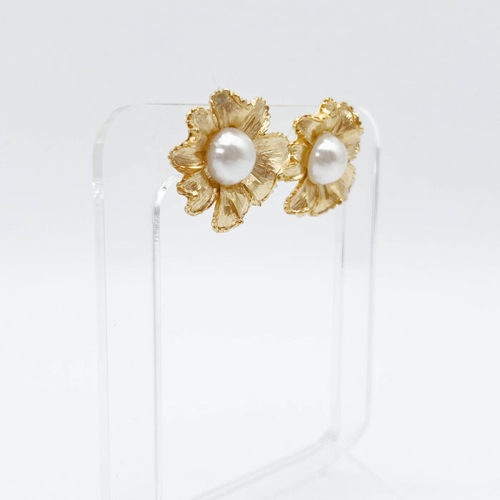 Marigold Pearl Studs