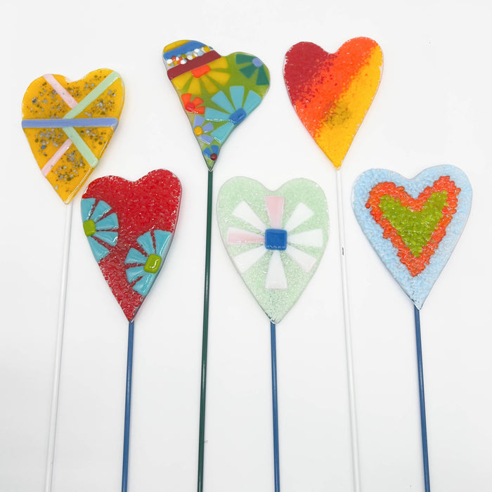 Small Heart Garden Stake