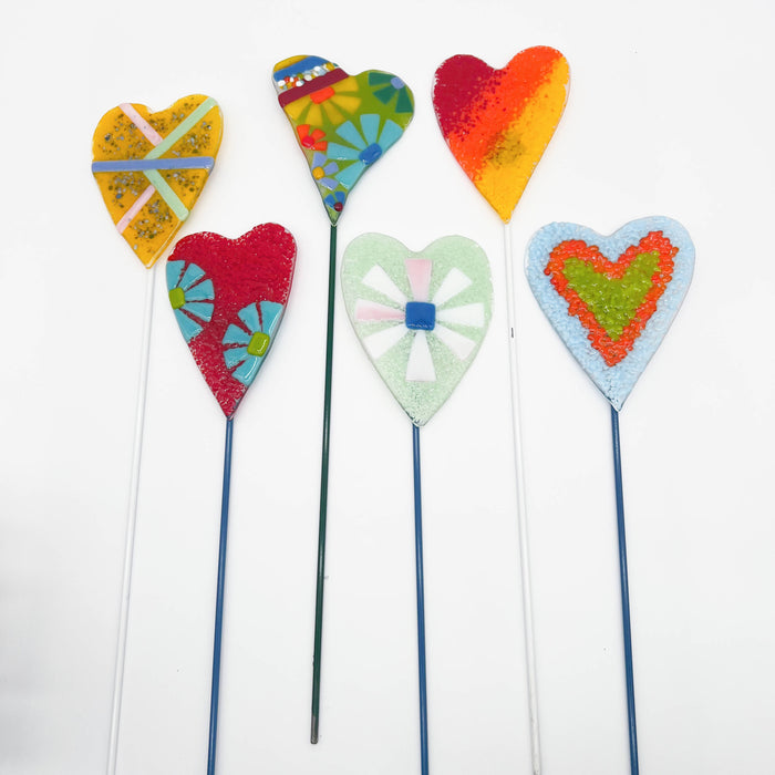 Small Heart Garden Stake