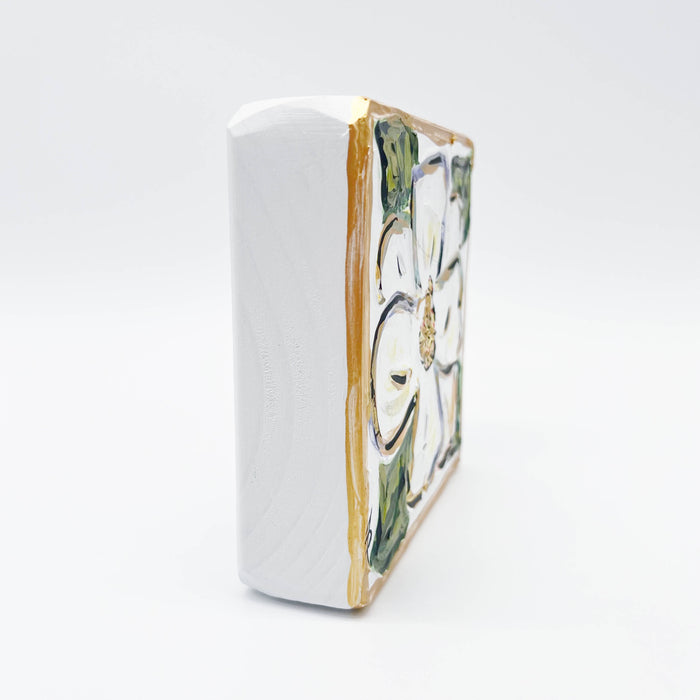Magnolia Textured Art Block