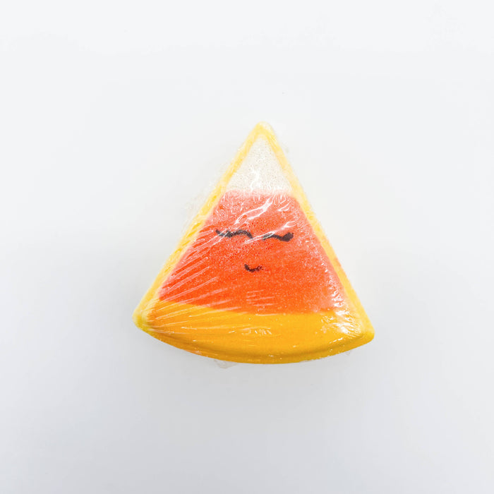 Candy Corn Bath Bomb Spooky Halloween Bathtime for Kids - Peach Scented Fun