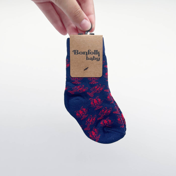 Bonfolk Baby Socks - Crawfish
