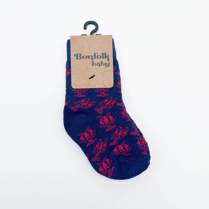 Bonfolk Baby Socks - Crawfish