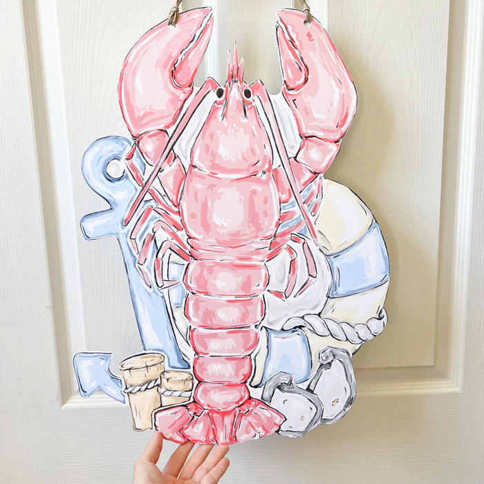 Coastal Lobster Door Hanger