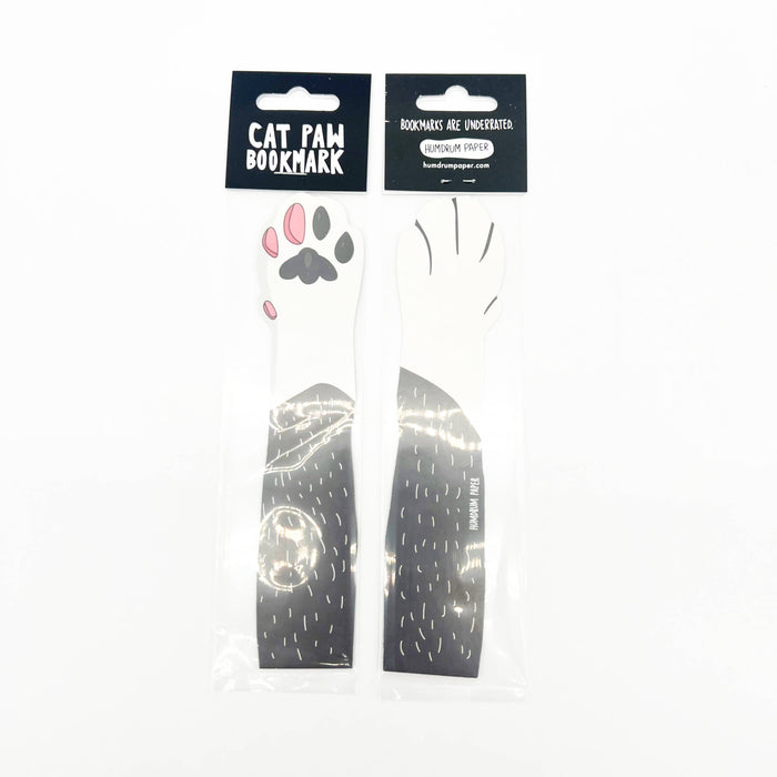Tuxedo Cat Paw Bookmark