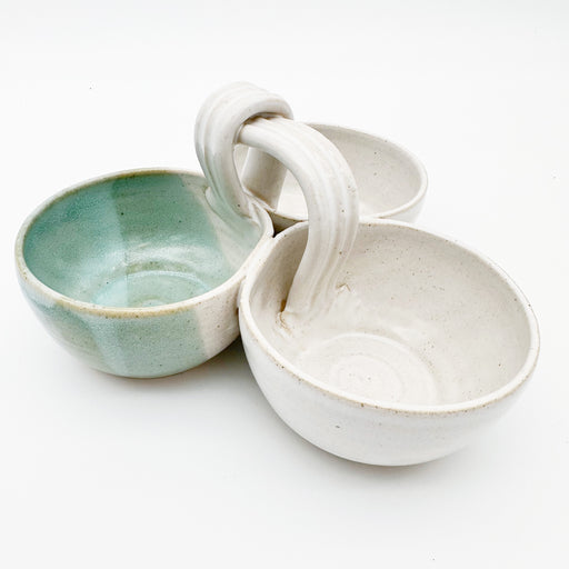 3 Dip Ceramic Bowls