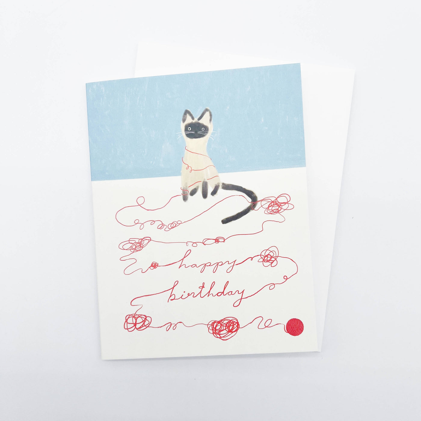 Cat String Birthday Card | Cute Unique Locally Printed Cat Lover ...
